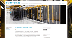 Desktop Screenshot of dghost.com